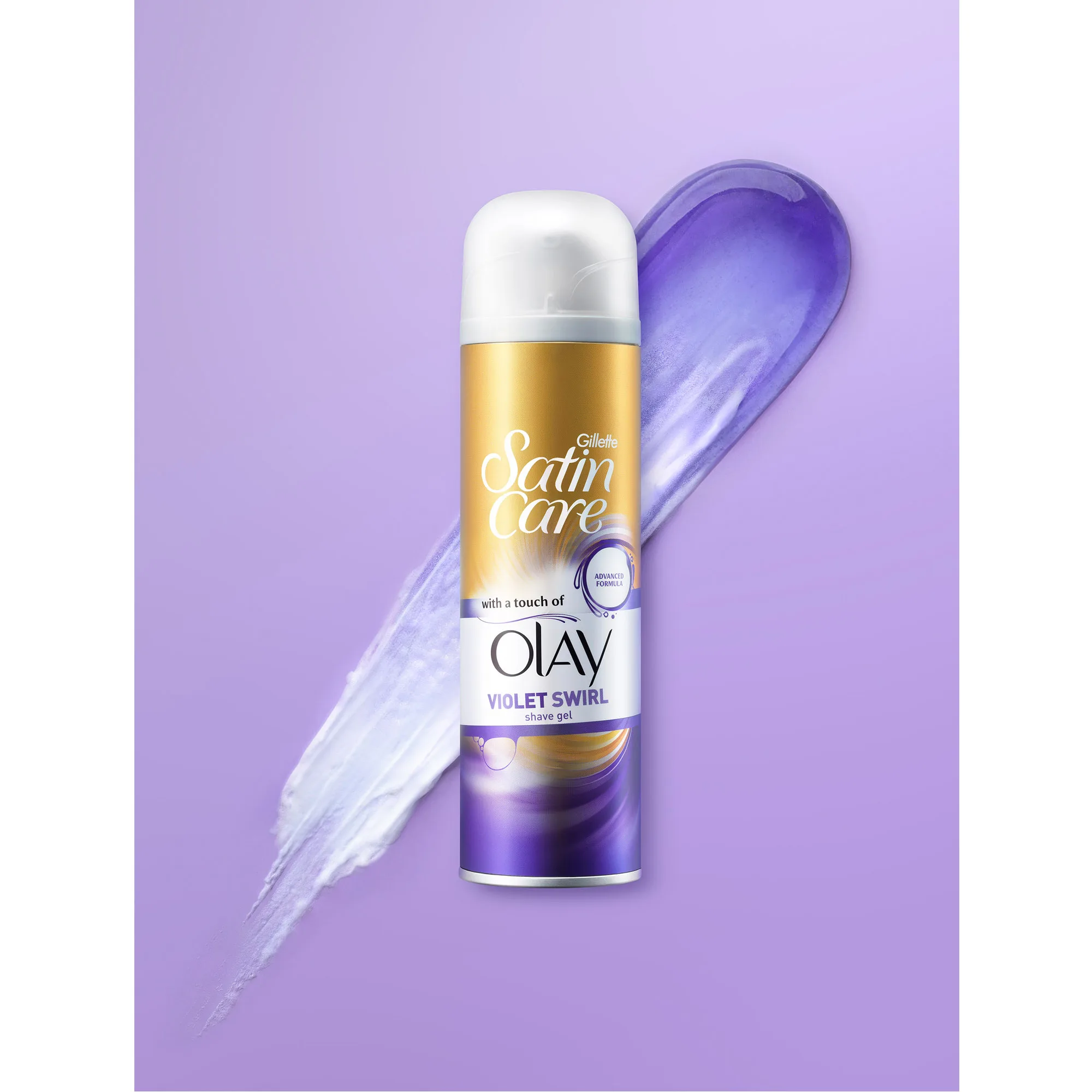 Гель для бритья Gillette Satin Care Olay Violet Swirl 200 мл. | Красота и здоровье