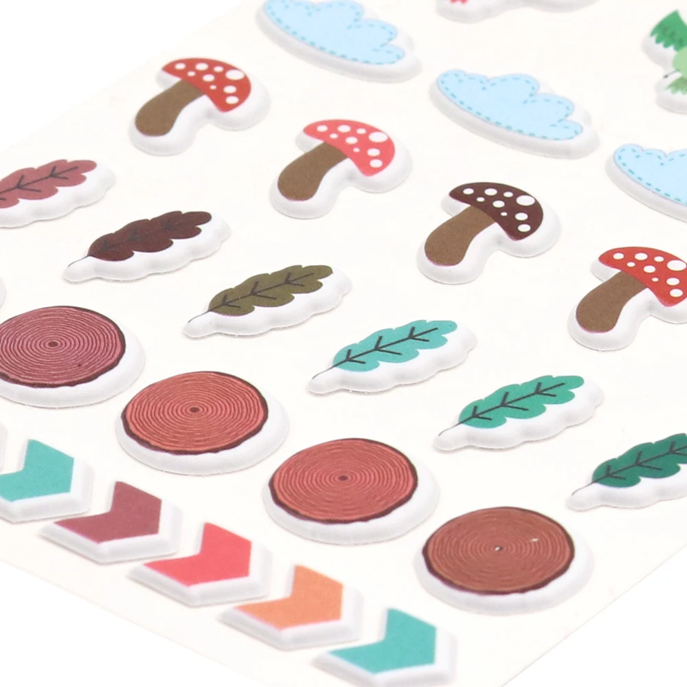 

Crzcrafter Puffy Motif Stickers Self Adhesive Embellishments DIY Crafts Scrapbooking Card Making Journal Decoration
