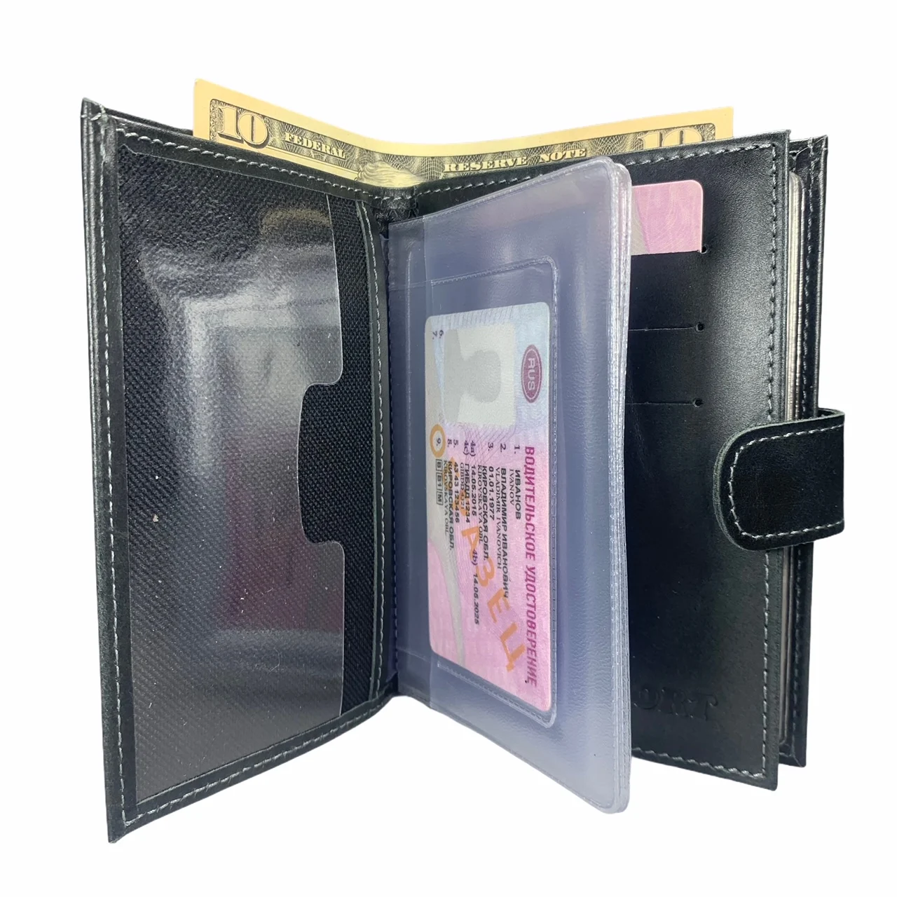 Passport cover + car documents wallet leather. | Card &amp ID Holders