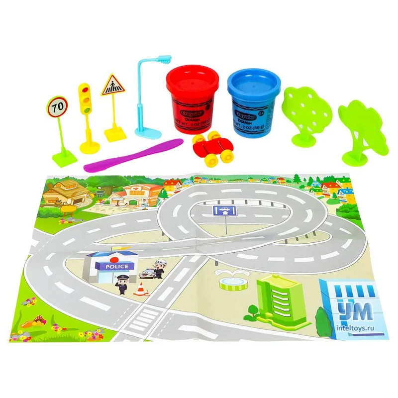 Игровой набор Crayola Маленький город для лепки | Игрушки и хобби