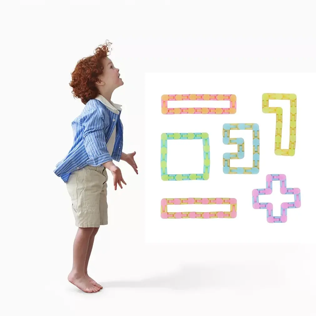 

New Luminous Wacky Tracks Antistress Chain Toy For Children Bike Chain Stress Relief Sensory Toy Aduls Autism Needs Kids Gifts