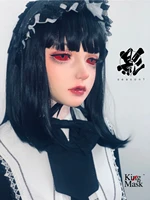 yingakingmask super delicate femalegirl resin full head style cosplay japanese animego bjd kigurumi doll mask