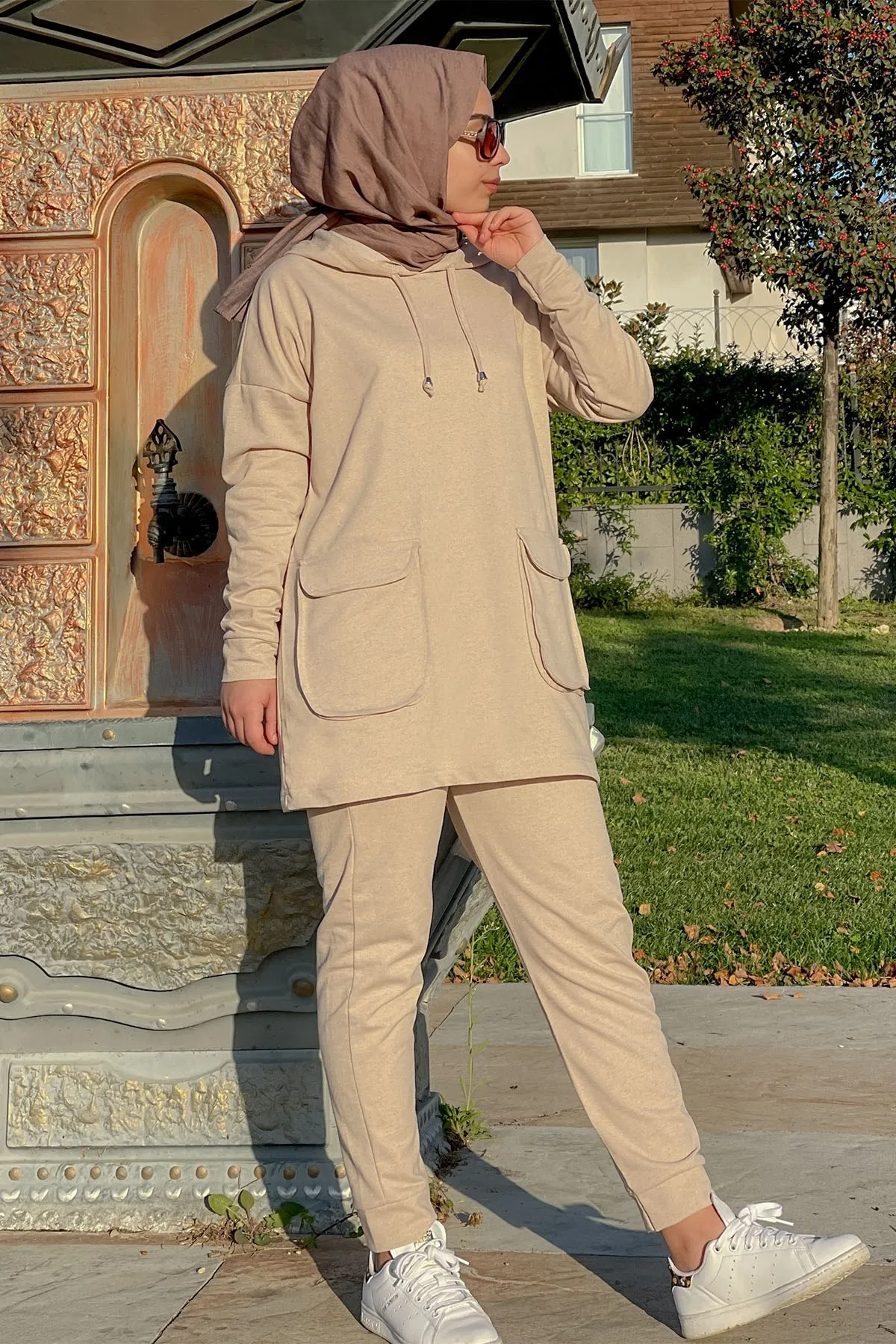Две модели с двойным карманом, турецкое мусульманское модное платье, мусульманская одежда Дубай 2021