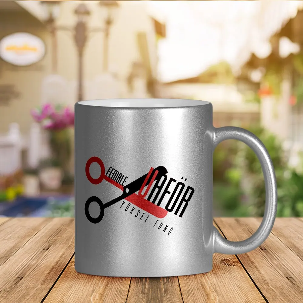 

Personalized Occupational Women Detailing Silver Gilt Mug Cup-1