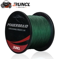 runcl 274m 9 strands braided multifilament fishing line multicolour pe braided wire 9 weaving 20 115lb