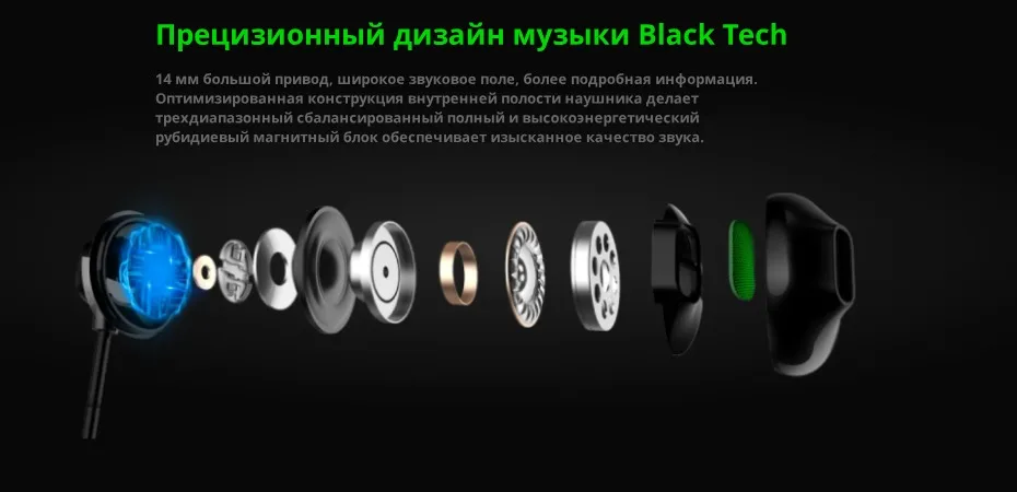 Игровые наушники Black Shark(type-C) и кабель с прямым углом USB-C