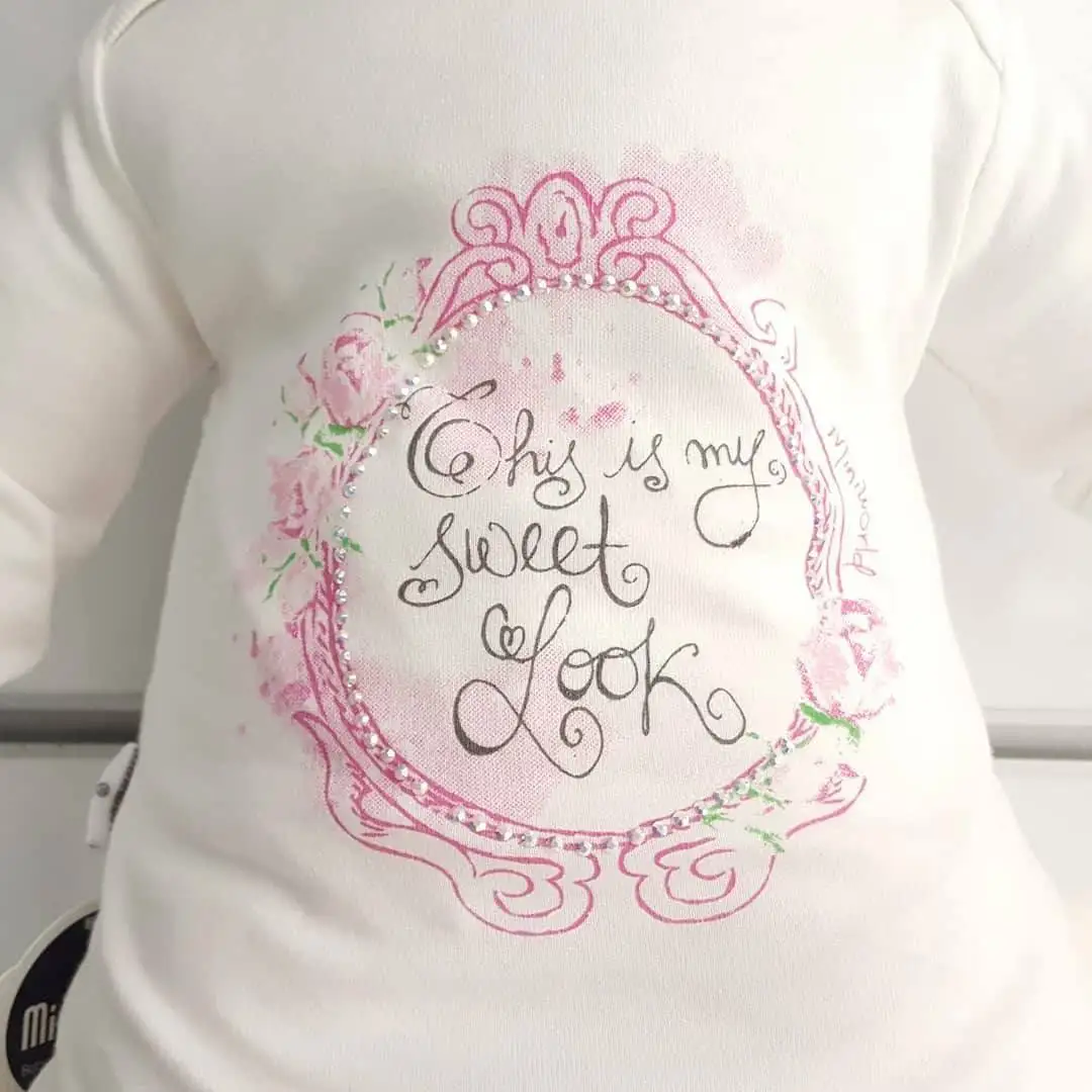 Милый розовый узор в горошек Комплект из 3 предметов для маленьких девочек