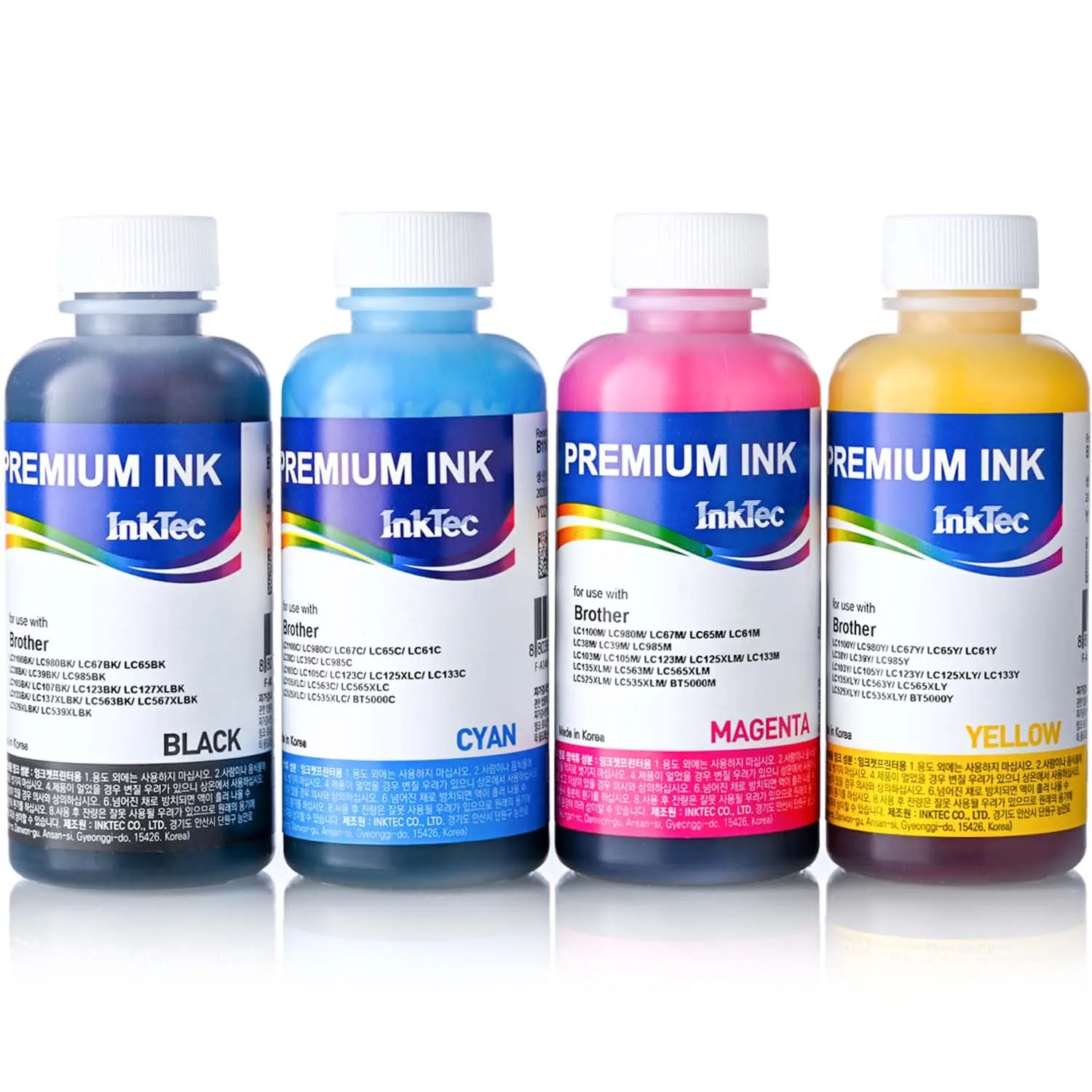 Чернила для принтера Brother DCP-135C DCP-150C MFC-235C MFC-260C Premium Ink 4 х 100 мл комплект | Компьютеры