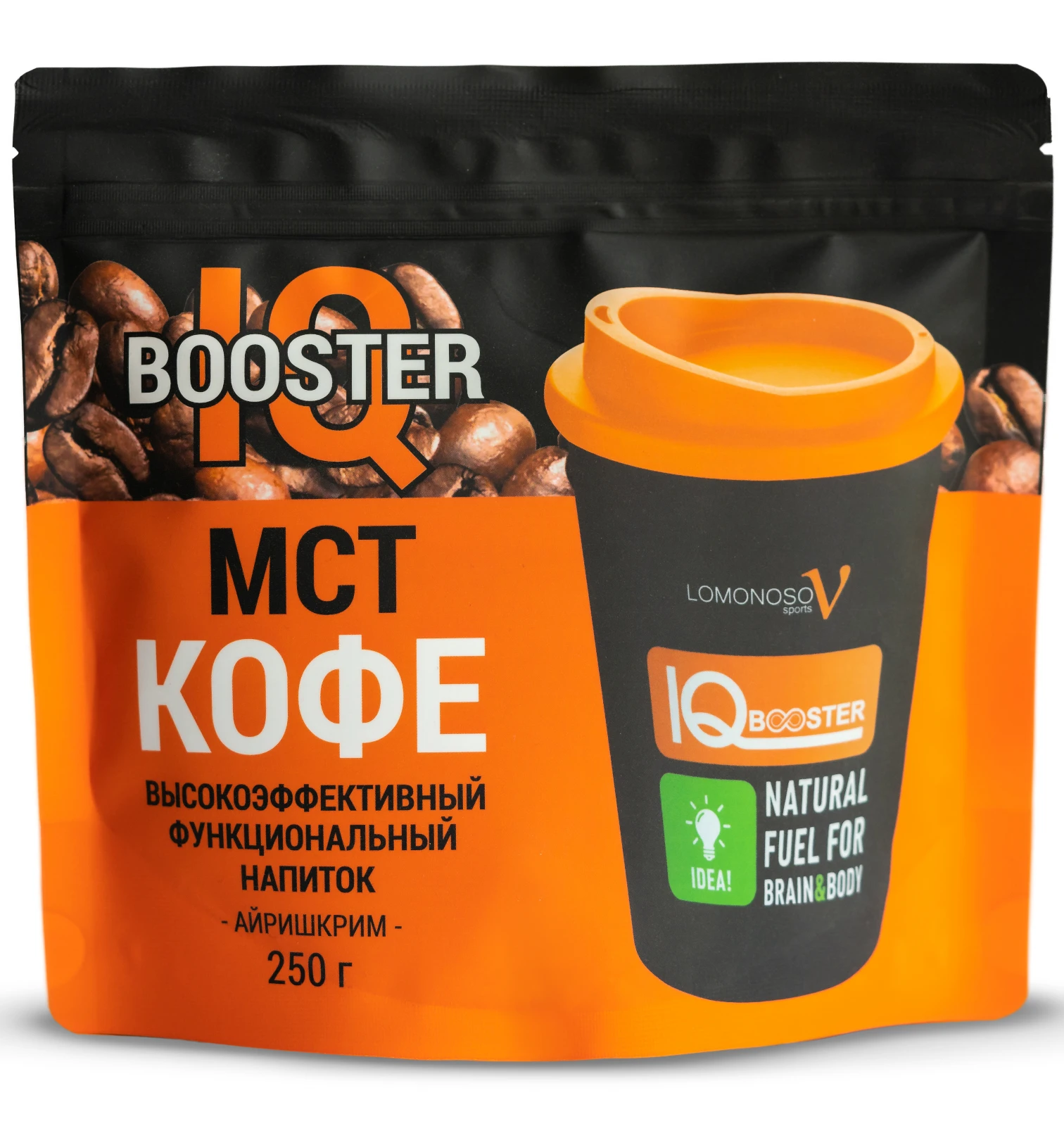 Кофе LOMONOSOV SPORTS IQ Booster MCT Coffee Irish Cream|Спортивное питание| |