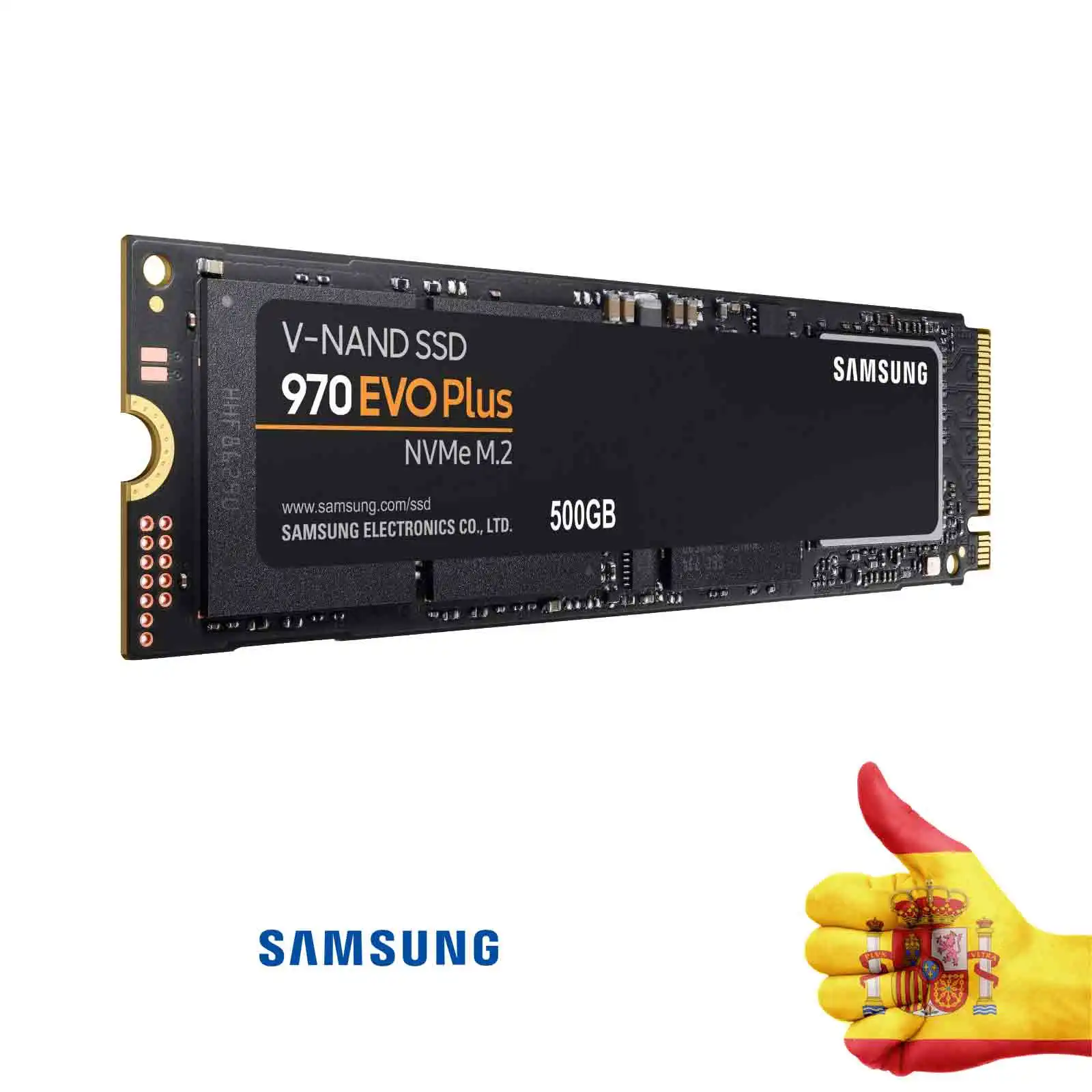 Billig SSD SAMSUNG 970 EVO PLUS 500 Harte GB (MZ-V7S500BW) NVME-SSD, 500 Gb, M.2, NVMe, Größe 2,5