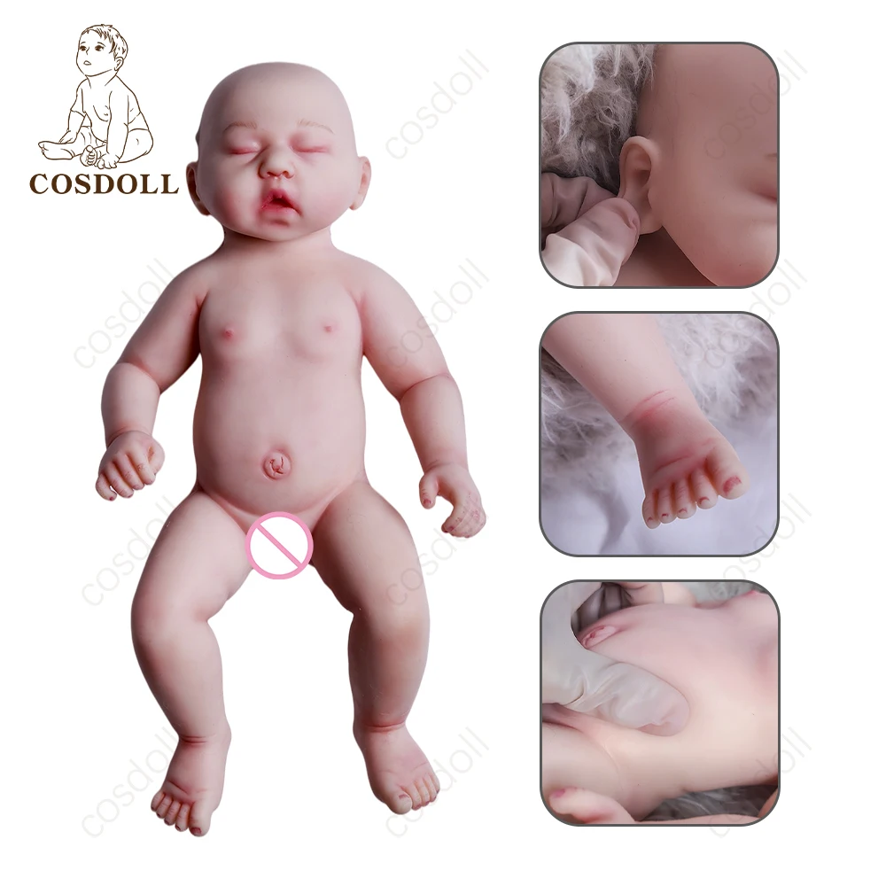 Reborn Baby &quotсделай сам&quot 47 см 100% силиконовые прочные куклы моющиеся дошкольного