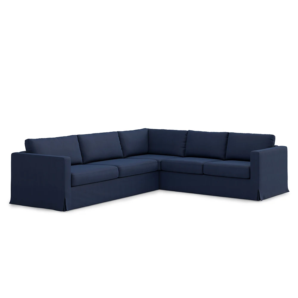 Karlstad Corner Long Skirt Sofa 3+2 Cover - | Дом и сад