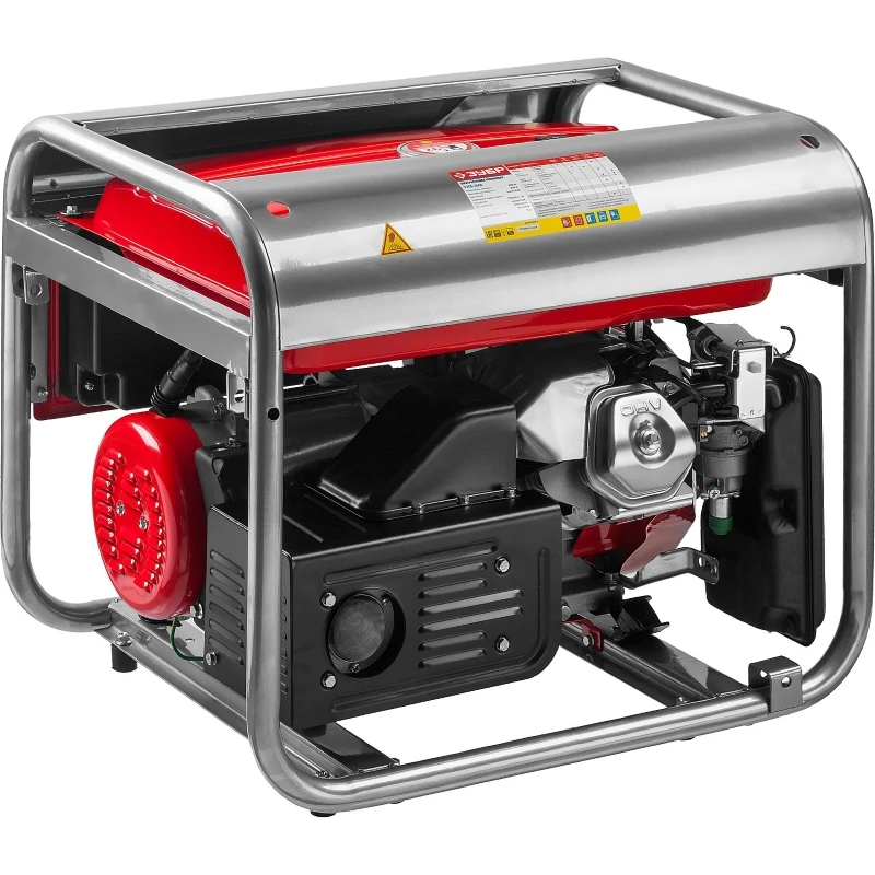 ZESB-4500 Gasoline generator 4500 W ZUBR instruments tool electric repair home garden | Обустройство дома