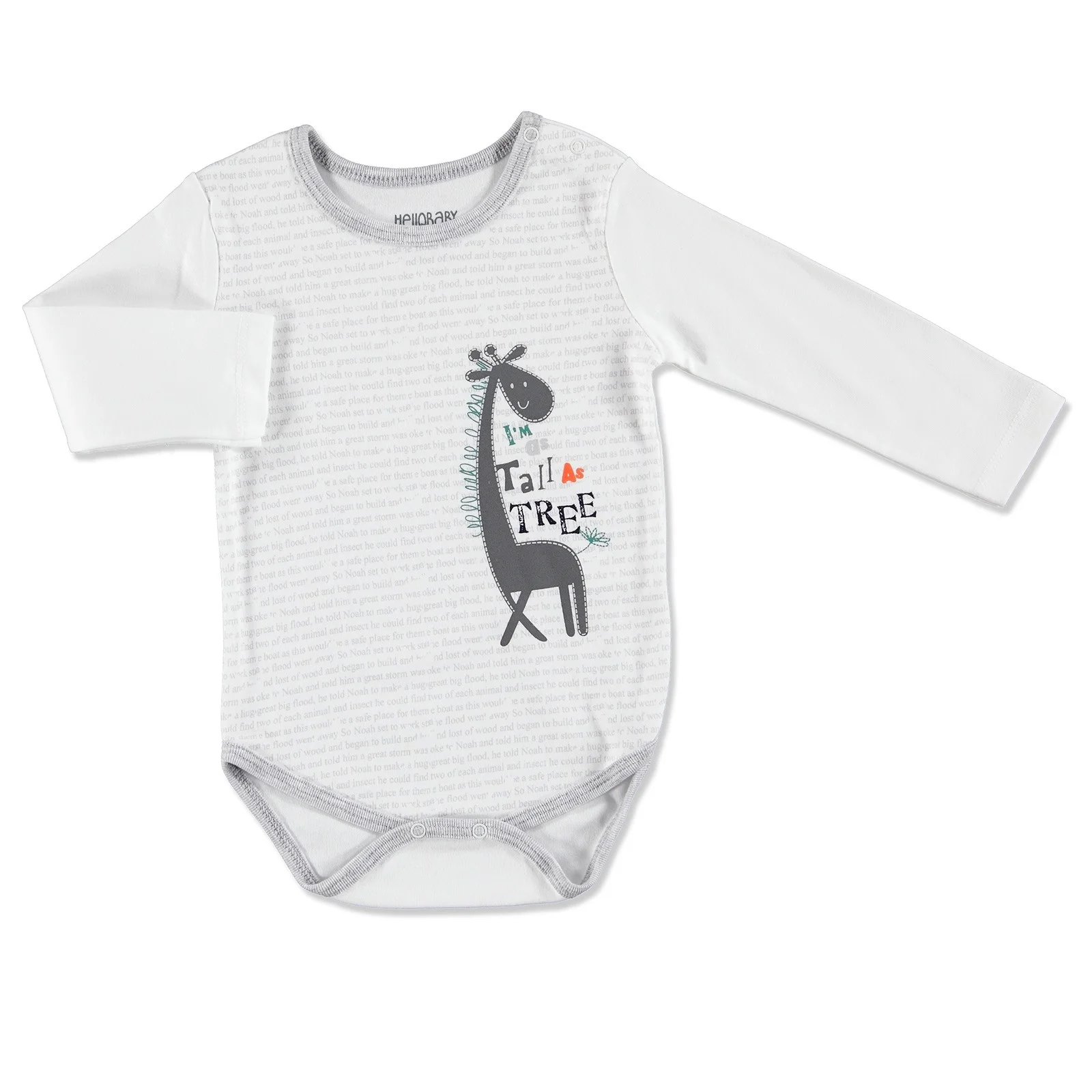 Ebebek HelloBaby/Вечерние боди с длинными рукавами для малышей |