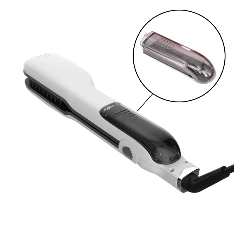 Steam Hair Straightener Brush PCT Fast Heating Flat Iron Professional Electric Comb Irons | Красота и здоровье