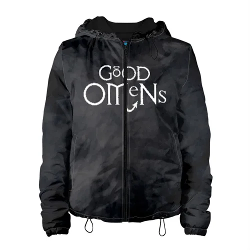 Женская куртка 3D GOOD OMENS (КРЫЛЬЯ)|Женские куртки| |