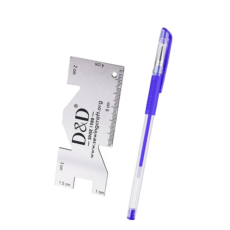 5 шт. термостираемая ручка маркер для ткани мел шитья металлический прибор мерная