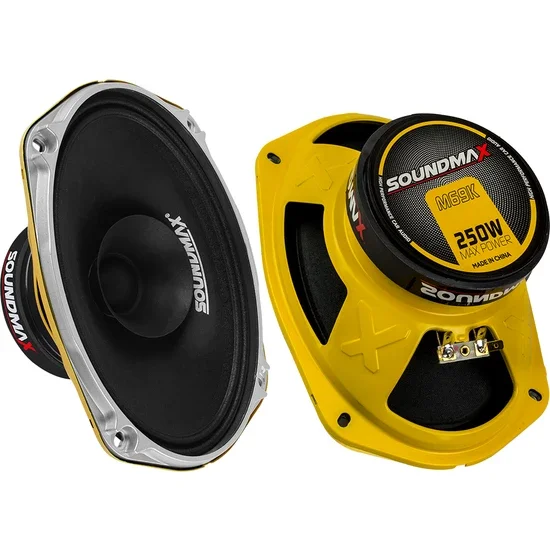 Soundmax SX-M69K СЧ овал 6x9 Макс Мощность 300 Вт среднеквадр 150W фары для автомобиля 2 шт. |