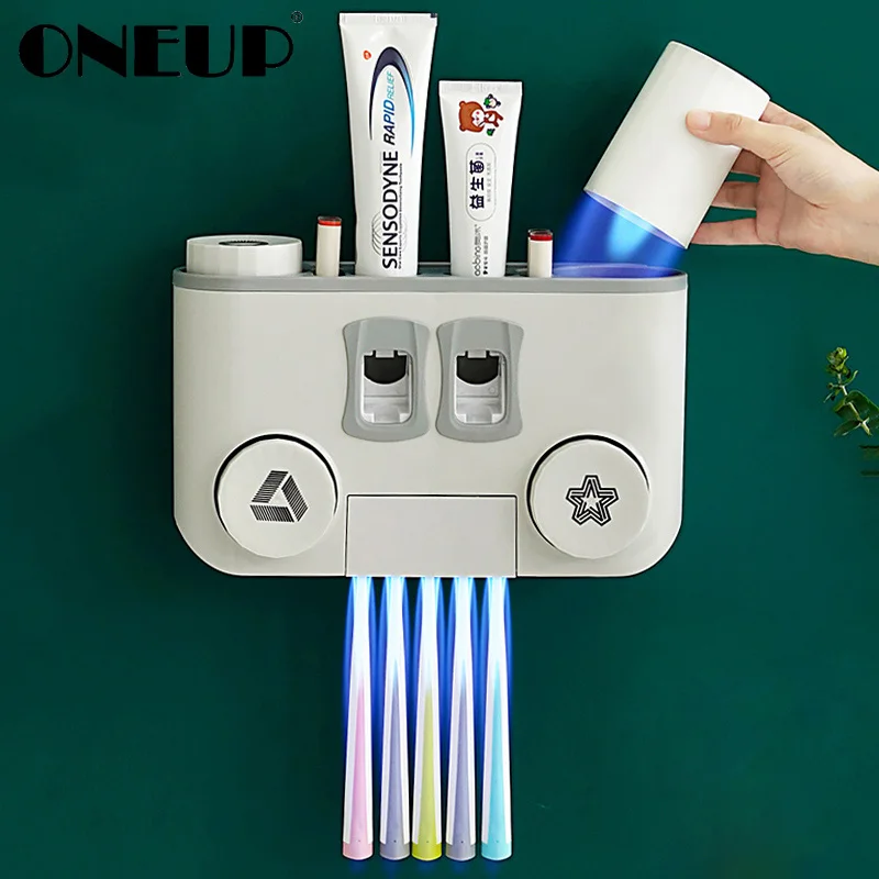 Портативный чехол ONEUP для зубной щетки автоматический диспенсер пасты коробка