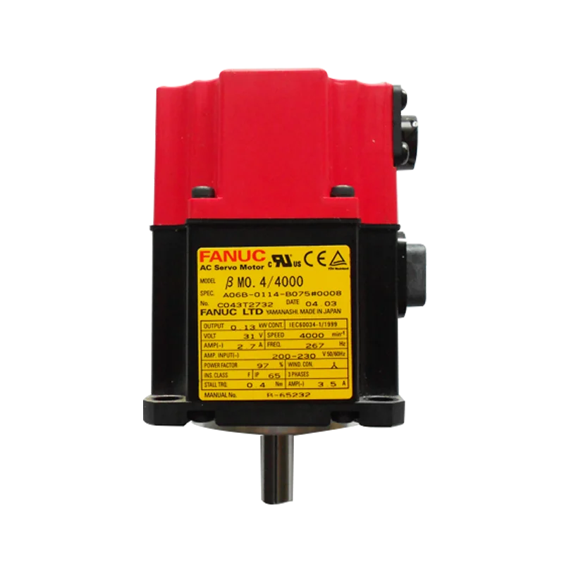 Серводвигатель переменного тока FANUC с рабочим ЧПУ станком Beta M0. 4/4000|ac servo motor|fanuc ac