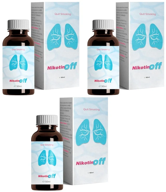NikotinOff Syrup 50 ml. Original Postpaid 3 PCS 427510744