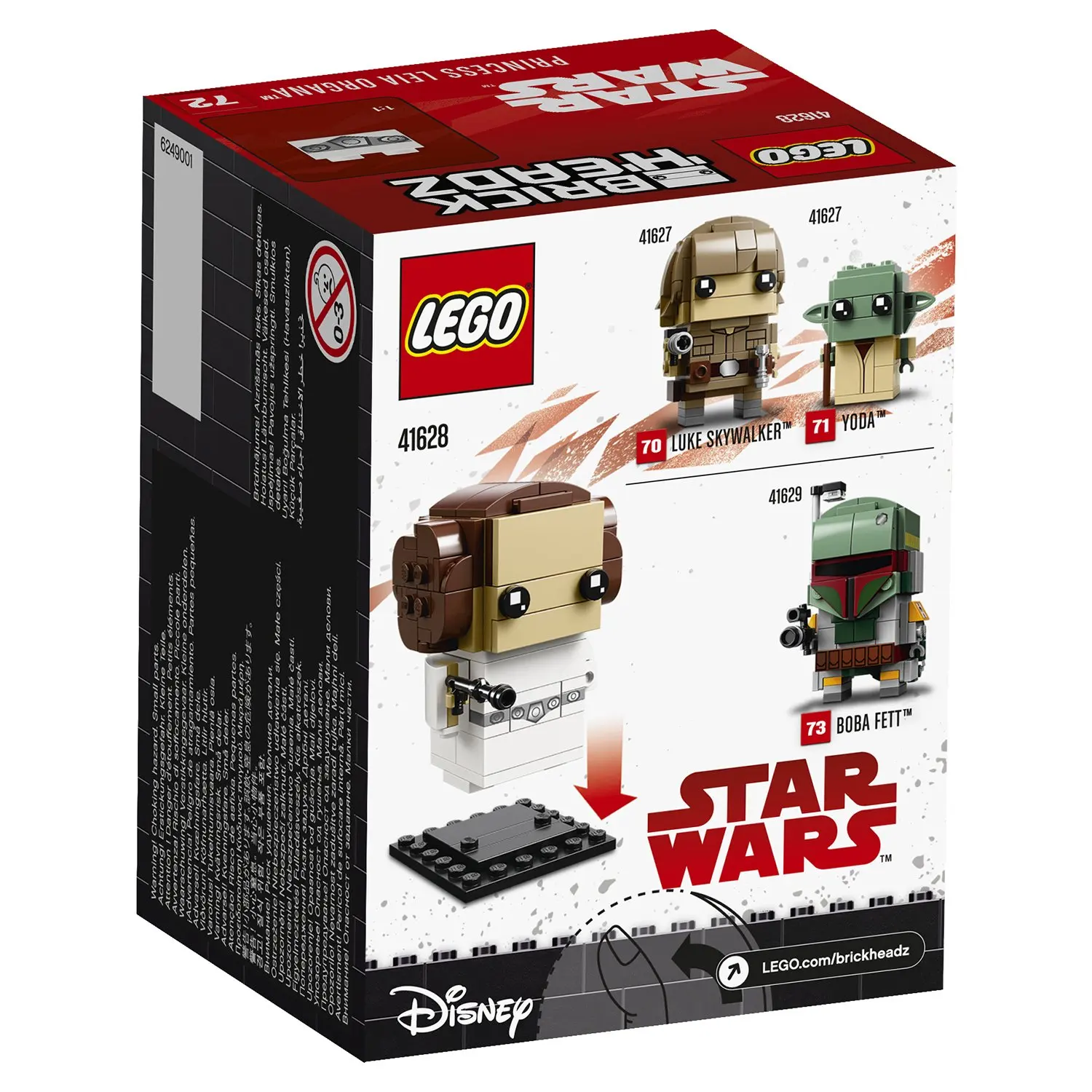 Конструктор LEGO BrickHeadz Принцесса Лея Органа 41628|Блочные конструкторы| |