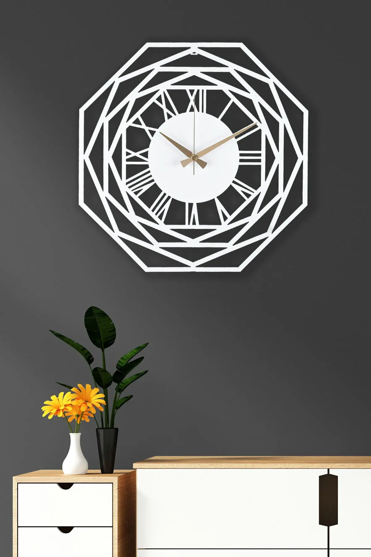 

Modern 3D Large Retro Black Iron Round Art Hollow Metal Wall Clock Nordic Roman Numerals Clock Home Decoration часы настенные