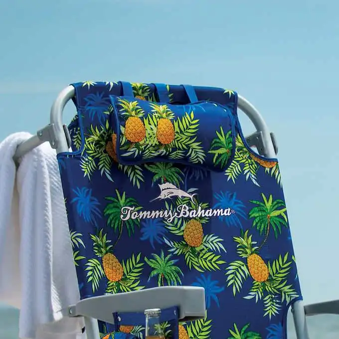Пляжный стул Tommy Bahama рюкзак с откидной спинкой 5 позиций модель ананасы | Мебель