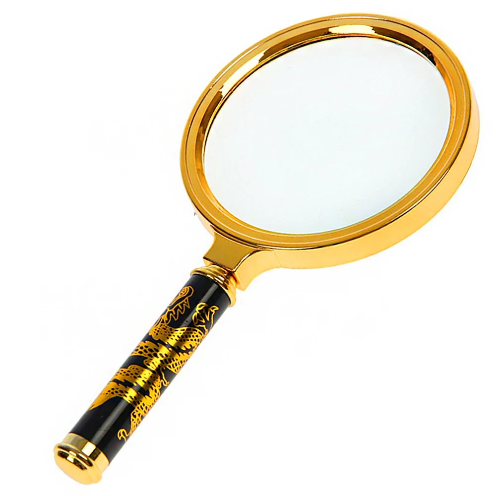 Ручная увеличительная лупа Дракон 60 80 90 мм ювелирное увеличительное стекло для