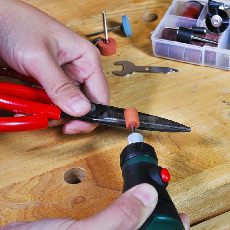 18 в электроинструменты электрическая мини дрель с шлифовальными аксессуарами