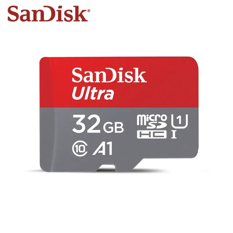 Карта памяти Micro Sd Sandisk карта Class10 TF card 16 ГБ 32 64 128 80 МБ/с. для смартфона и настольного