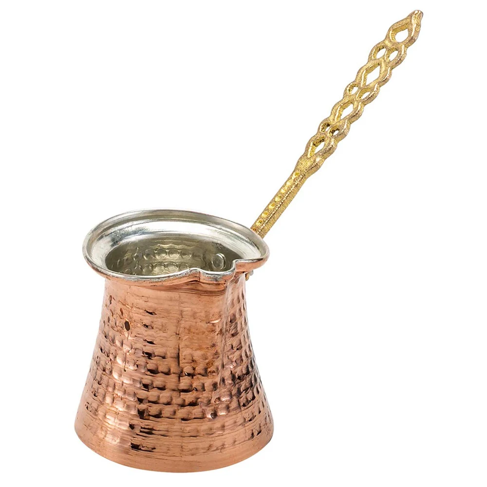 Турецкая кофейница молотый медный кофе Cezve маленький горшок плита