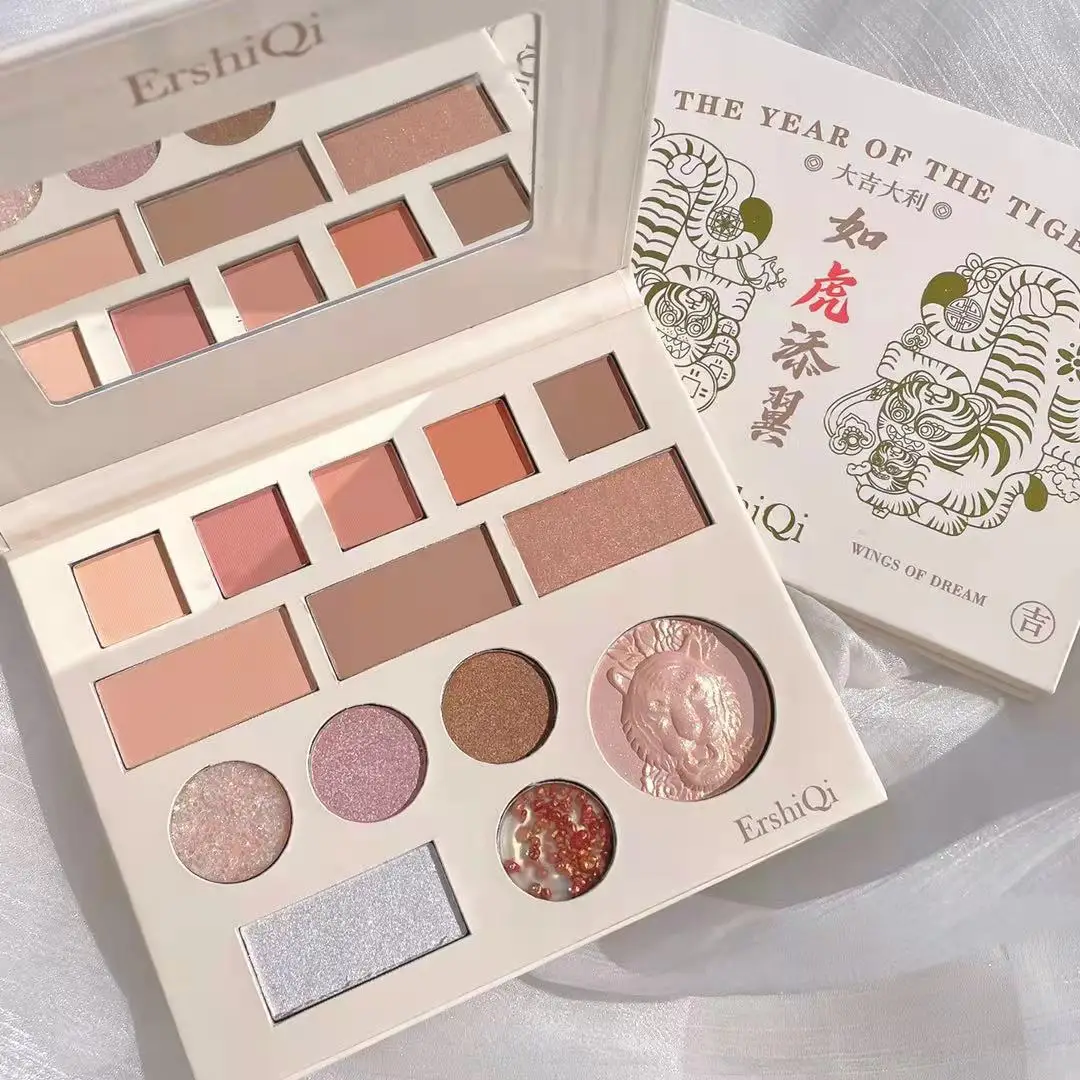 

14 Color Eyeshadow Palette Long Lasting Mineral Powder Eye Shadow Waterproof Cosmetic Party Blush Highlight Makeup