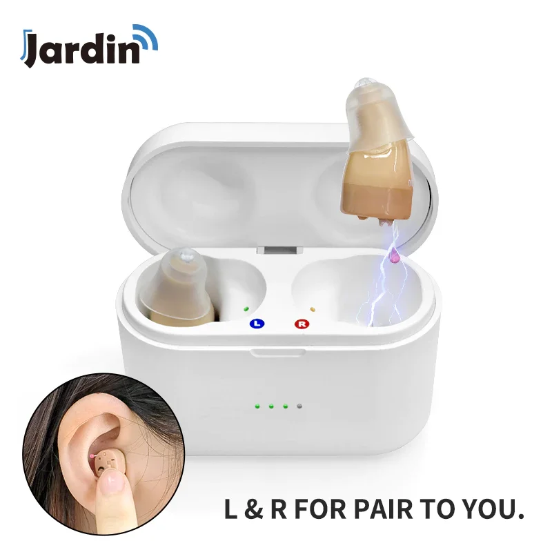 Слуховой аппарат для пожилых людей с низким уровнем шума зарядка от USB 1 пара |