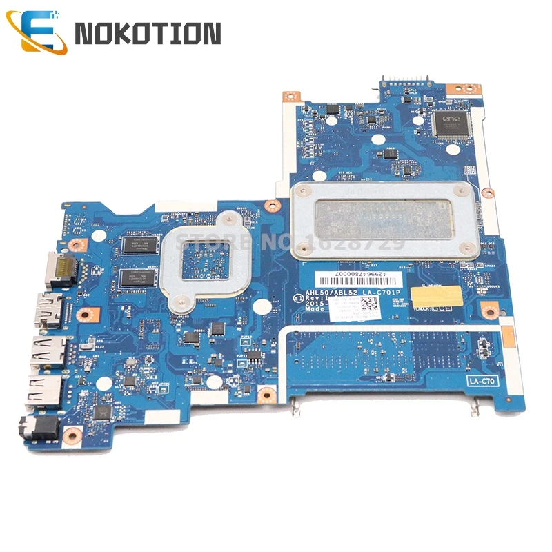 Online NOKOTION 828181-601 828181-001 Für HP 15-AC 15-AY Laptop Motherboard AHL50 ABL52 LA-C701P SR27G I3-5005U CPU R5 M330 GPU