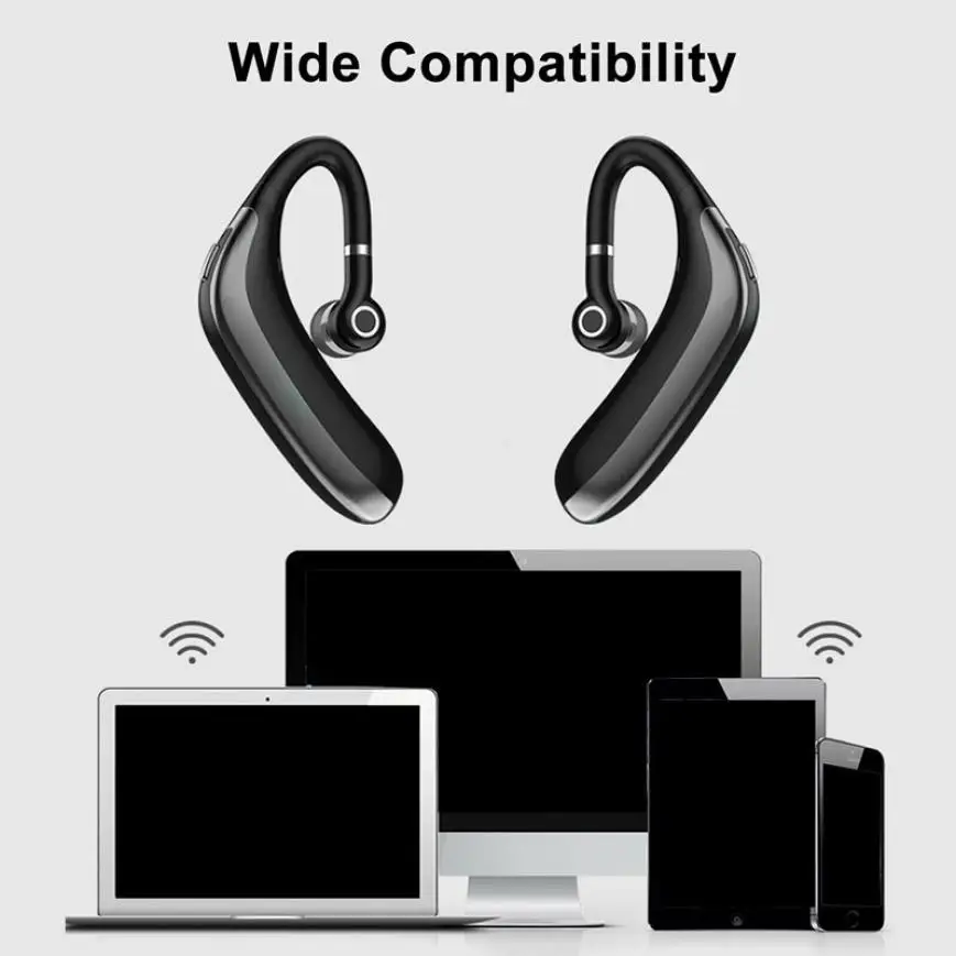 

Bluetooth Earphones Wireless Headphones Ear Hook Handsfree Headset Earbud Drive Call Sports Earphones With Mic For Smart Phones