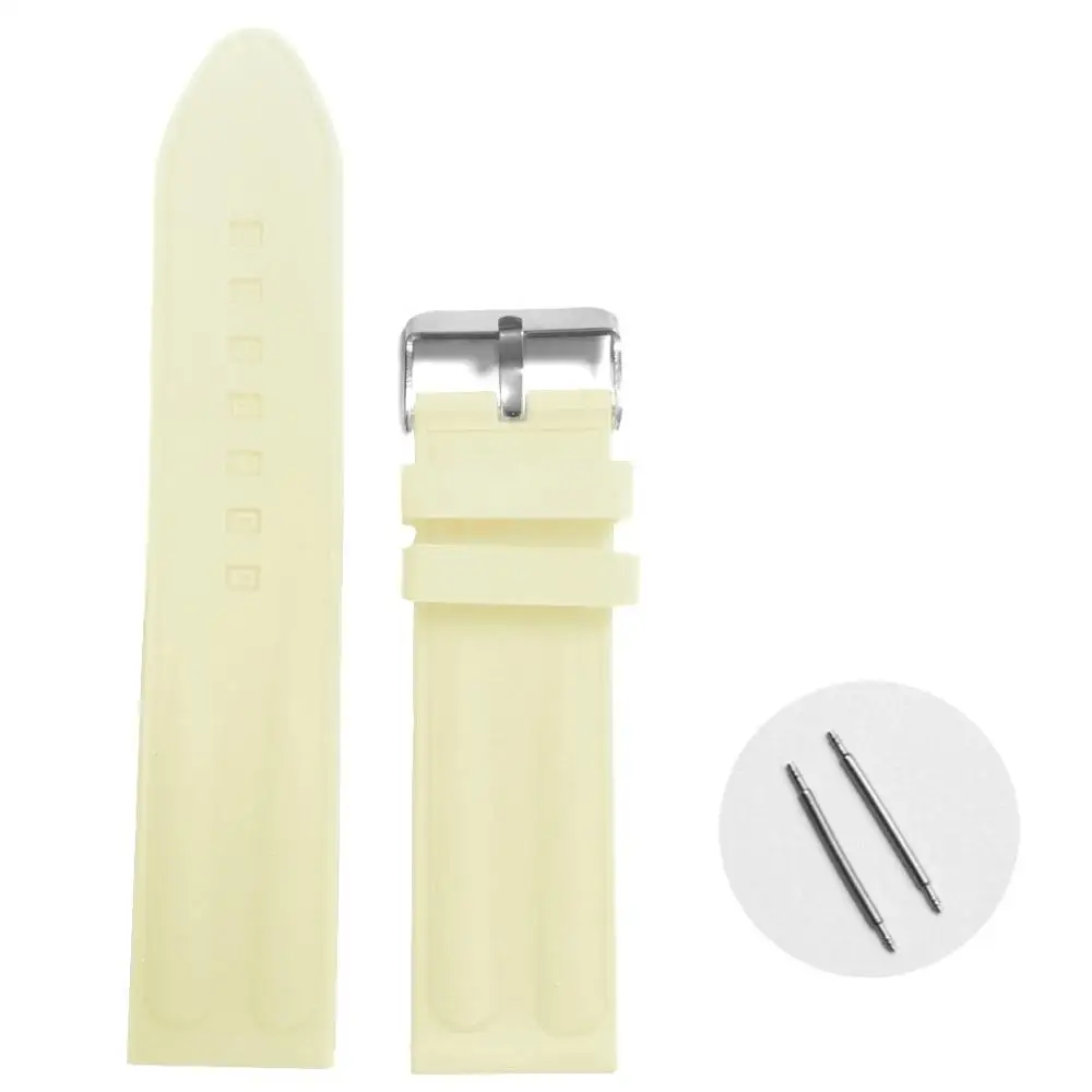 2 шт. Ремешок силиконовый для наручных часов цветной подарок с пружинными