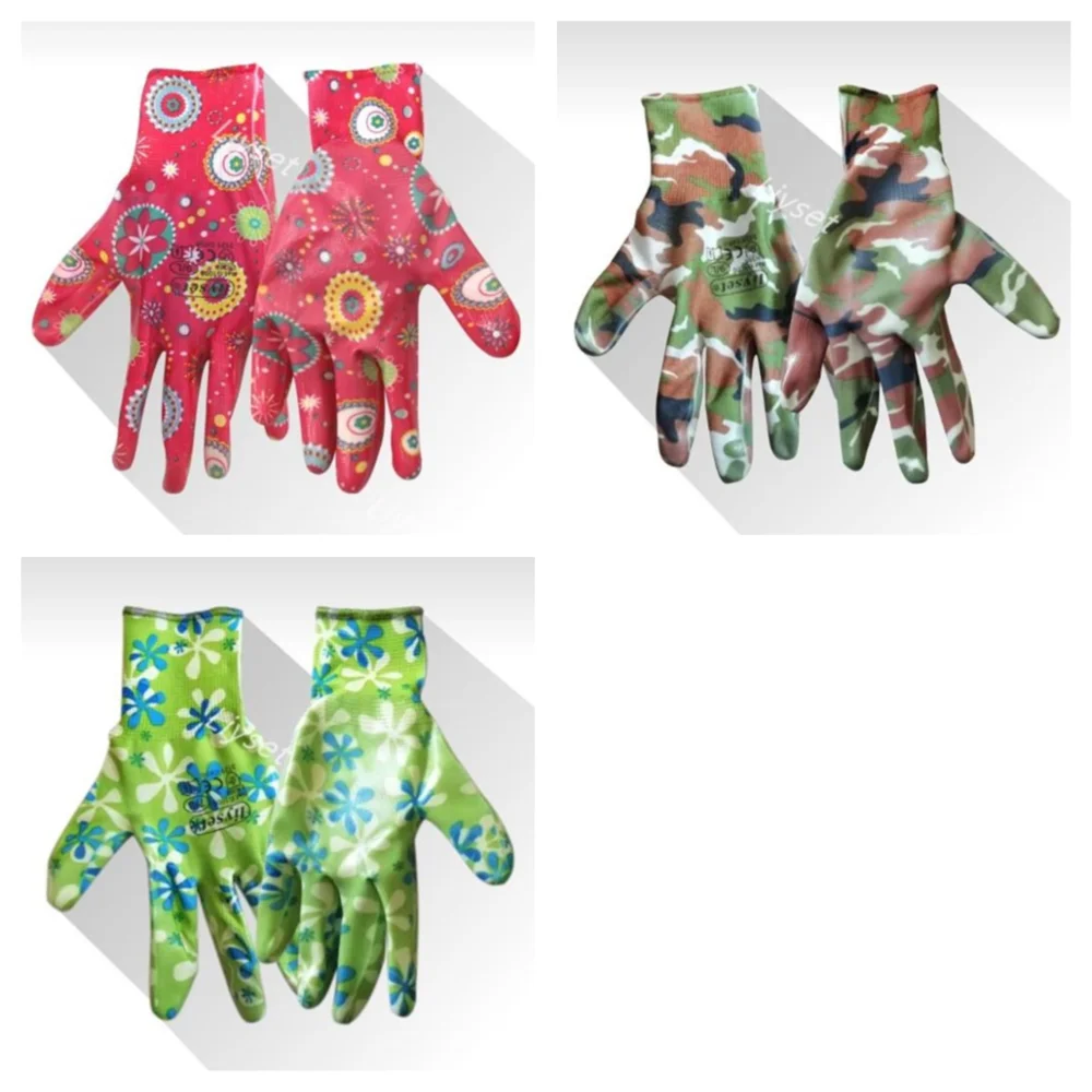 Защитный Перчатки нитриловые сад латексные садовые латексный нескользящий