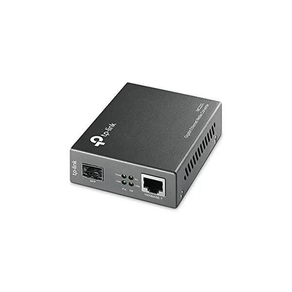 Мультимодовый медиаконвертер TP-Link MC220L 1000 Мбит/с серый | Компьютеры и офис