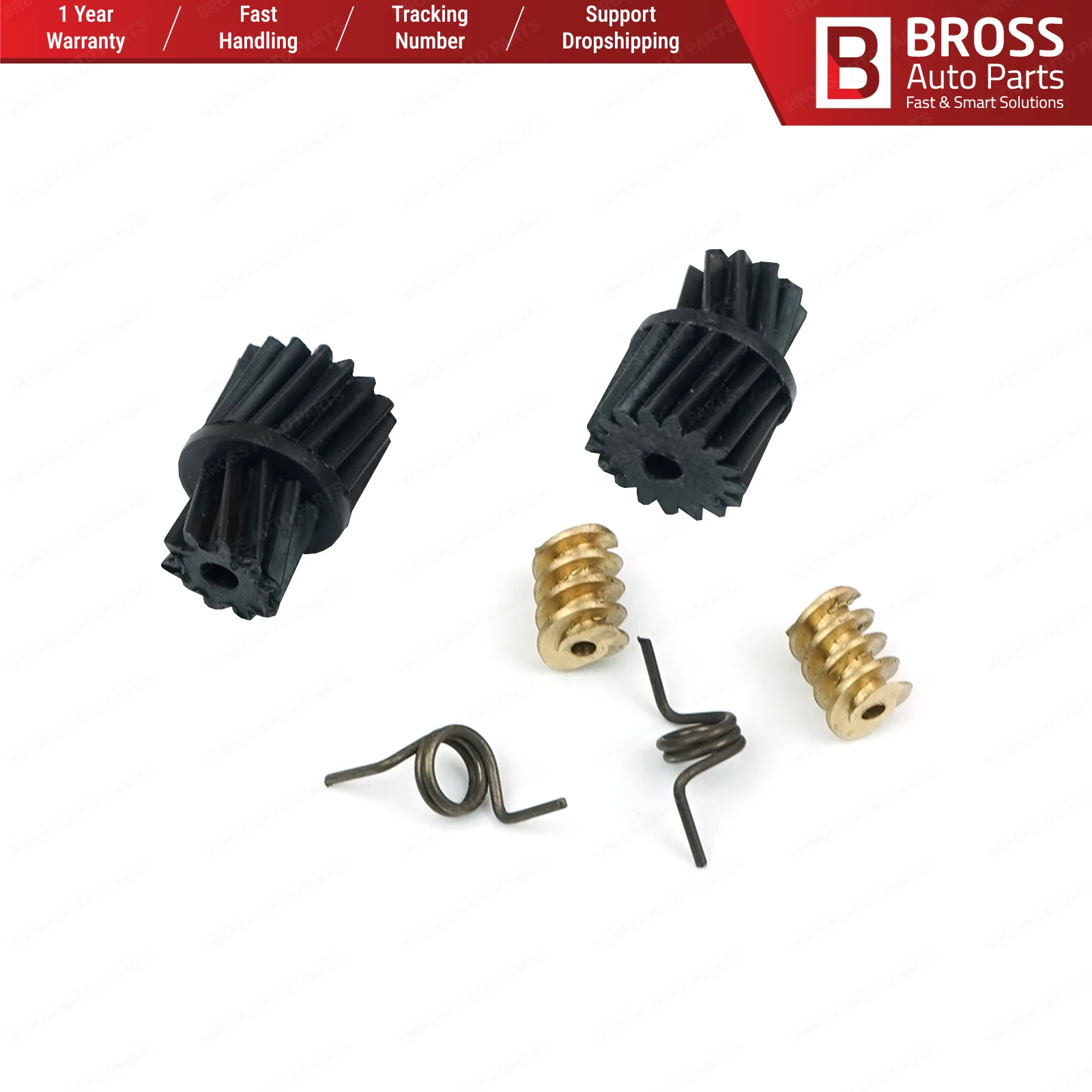Bross BDP646 2 комплекта Дверной замок защелка привода Cog ремонтные шестерни Червячные