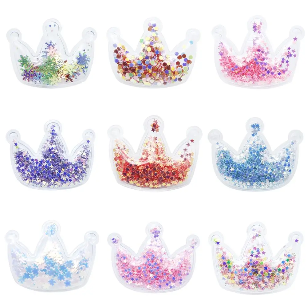 5 шт. шейкер с блестками в форме короны |