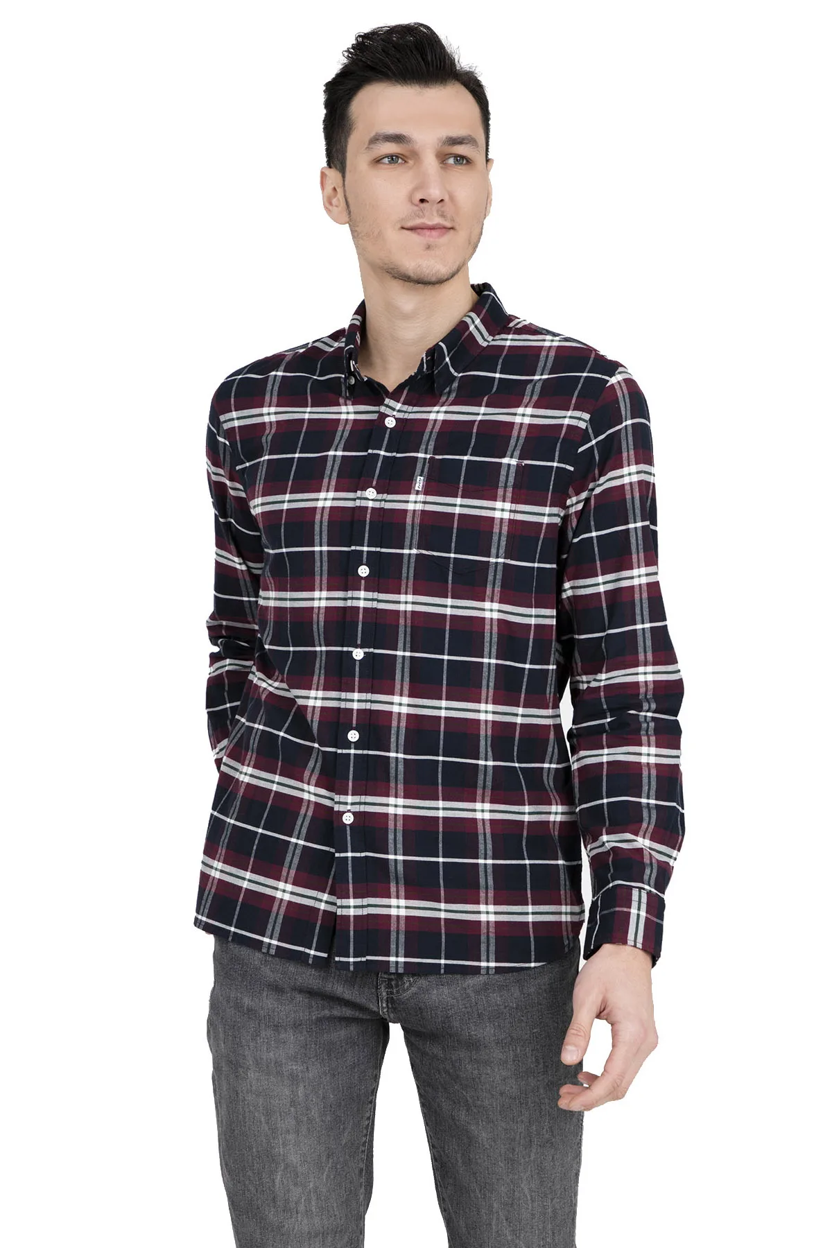 Levis Мужская рубашка 65824|Повседневные рубашки| |