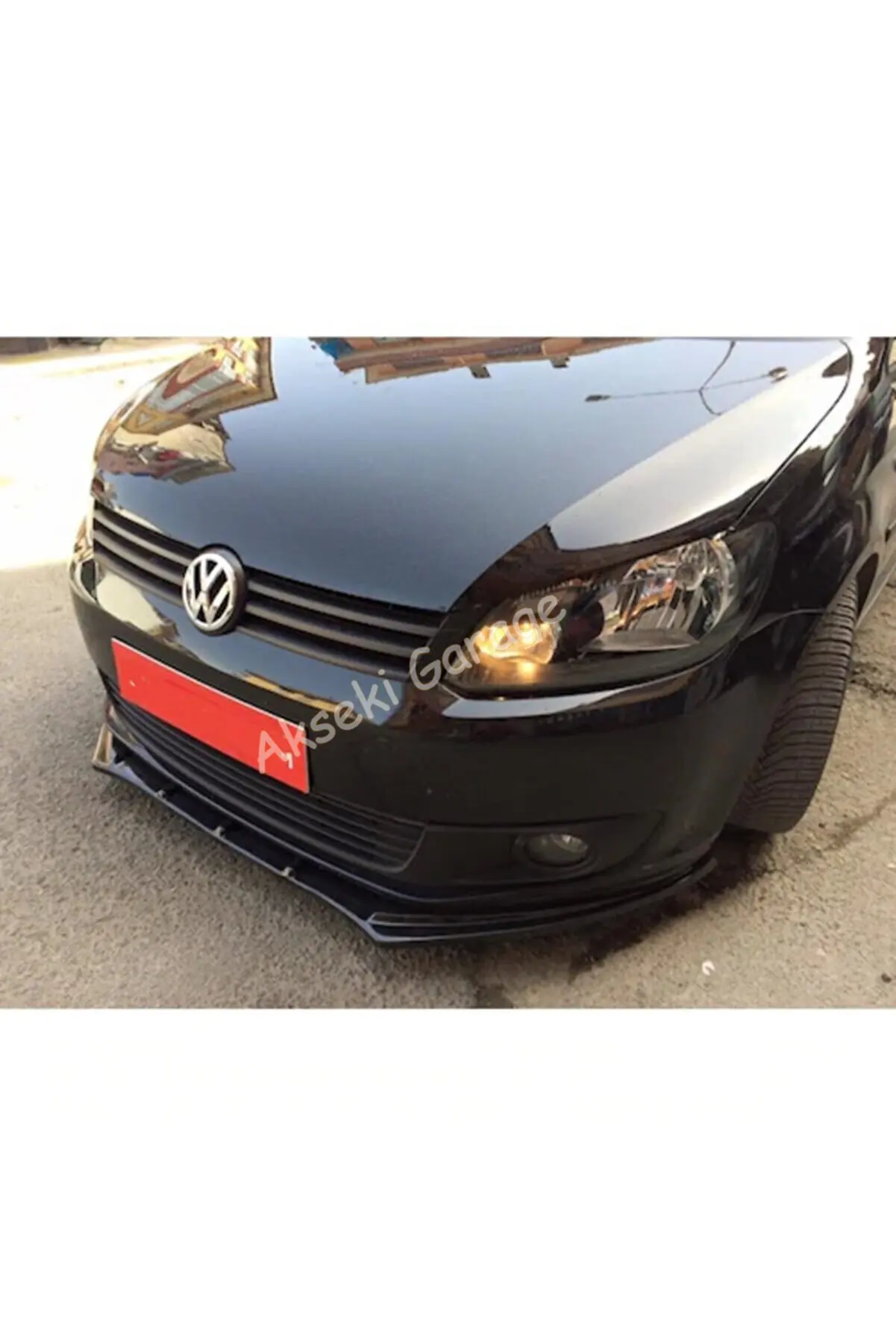 Передний спойлер-диффузор для VOLKSWAGEN CADDY 2007-2020, автоаксессуары, стиль и модификация, рояльный черный.