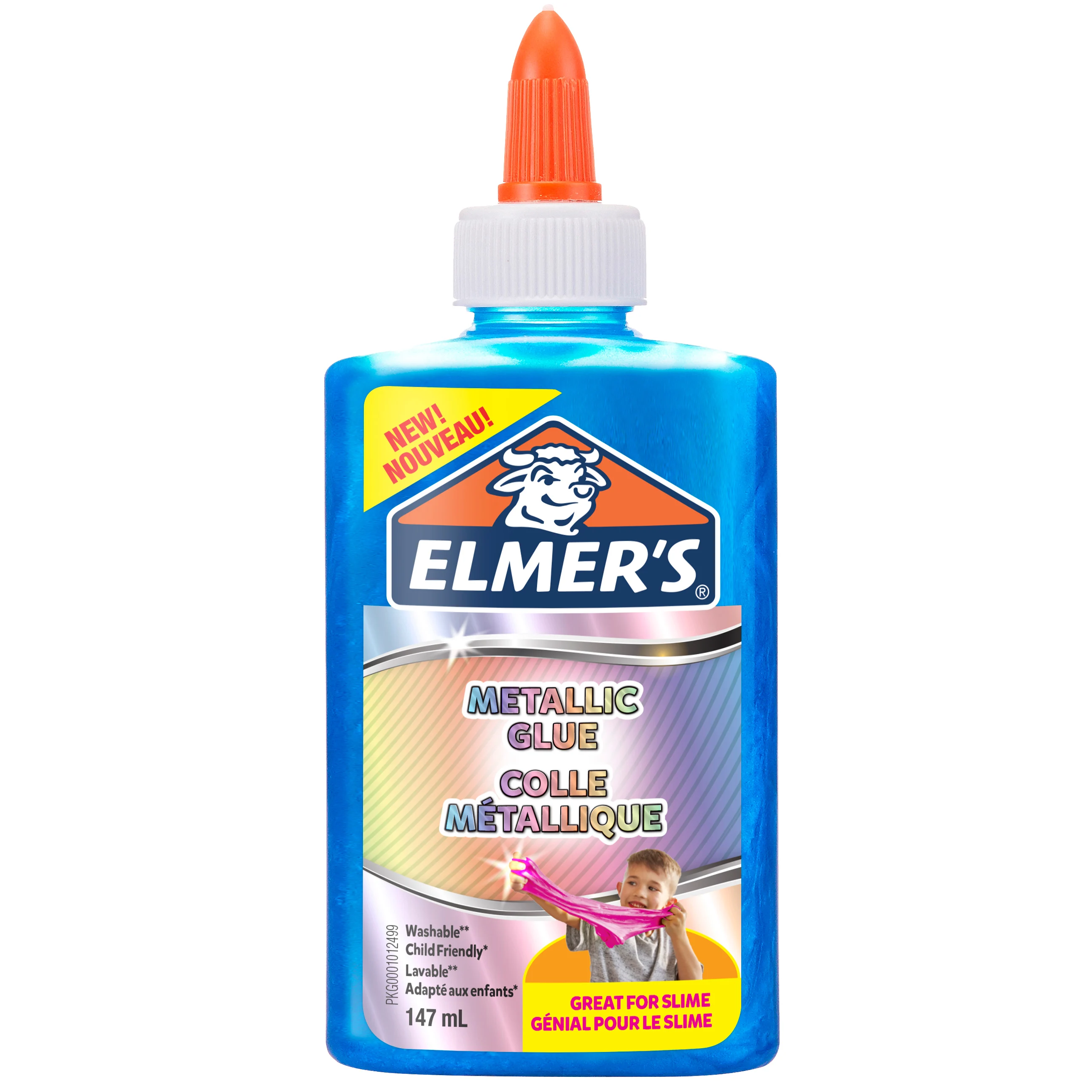 Elmers Metallic Glue голубой 147 мл|Пластилин| |