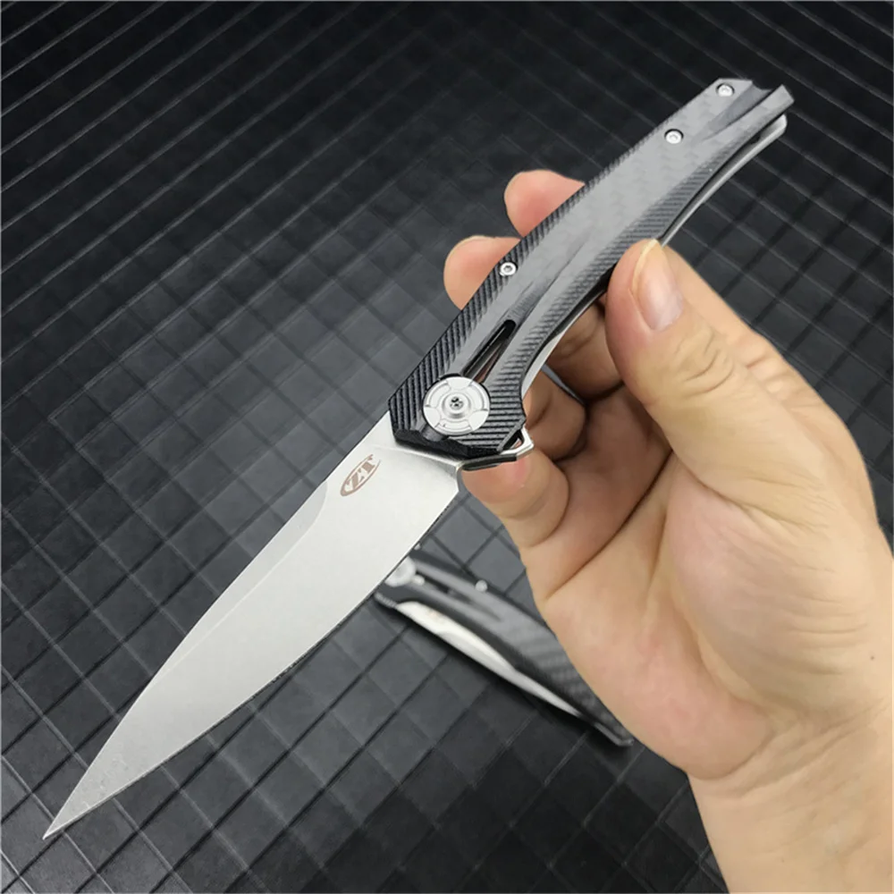 Тактический складной нож ZT 0707 модель 3 5 дюйма рукоятка из углеродного волокна