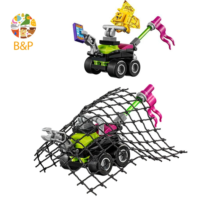 41230 208 шт. серия DC Super Hero Girl модель Batgirl Batjet Chase строительные блоки кубики