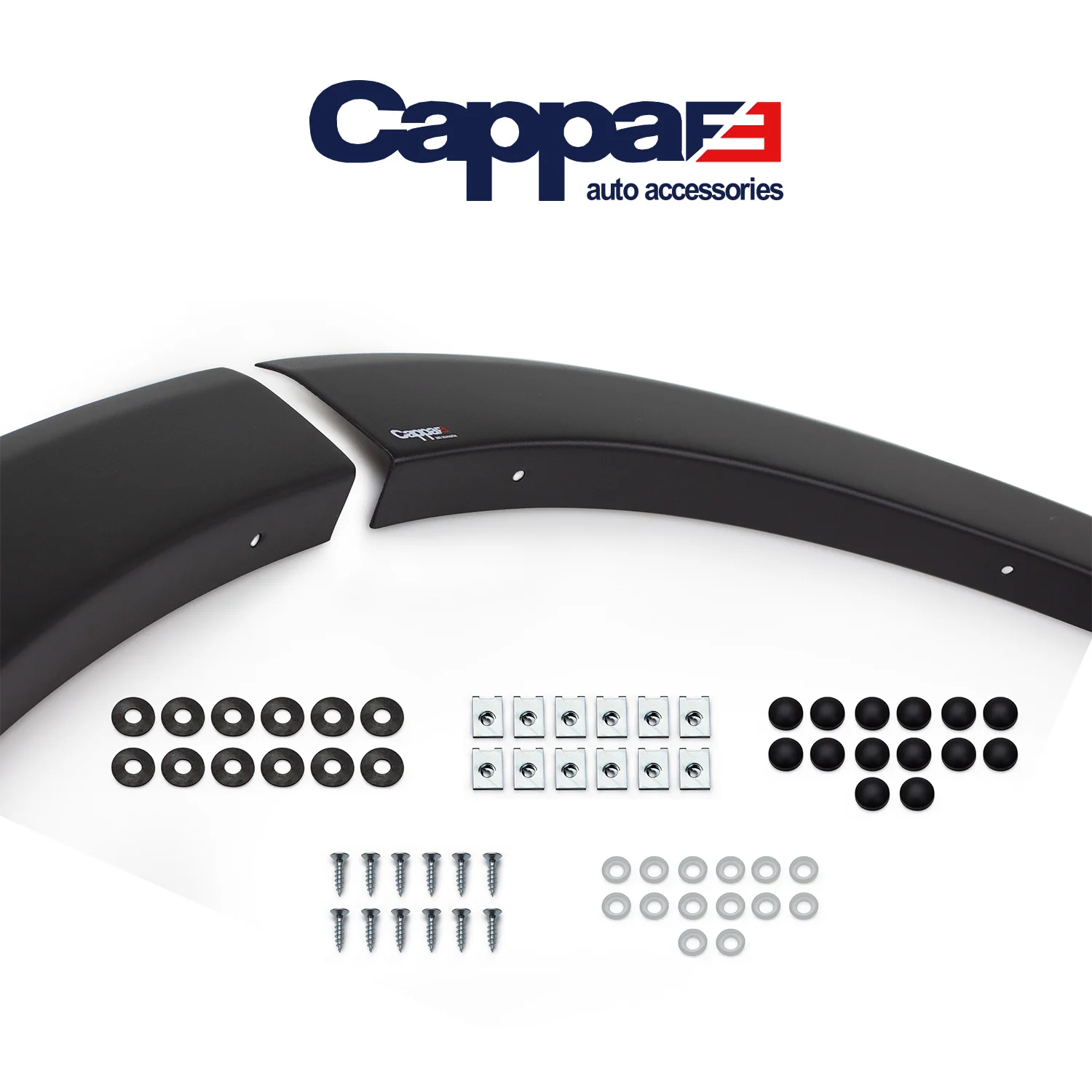 Защитные колпачки для арки колес и дверей тюнинговые молдинги набор 12 шт. ABS Dacia