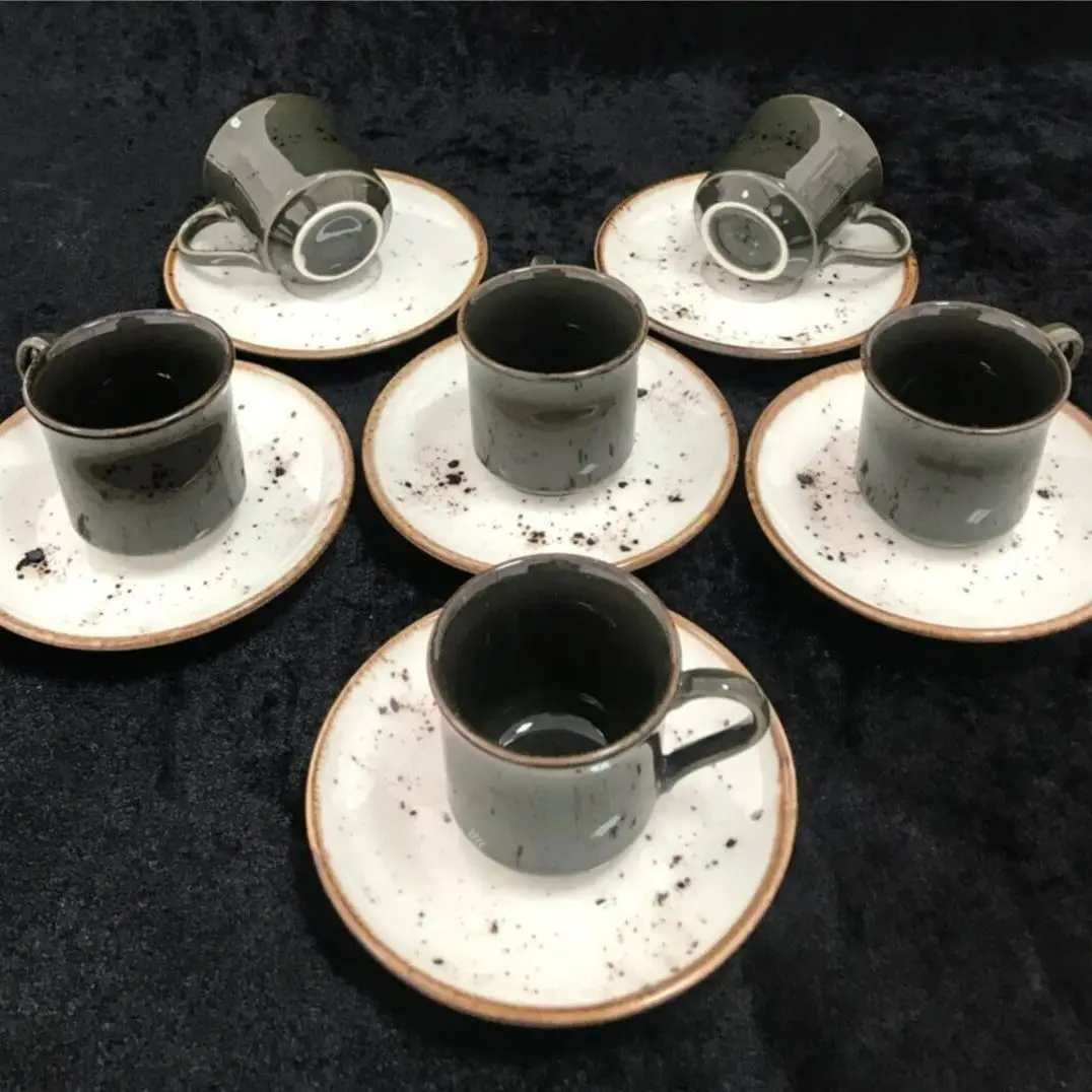 

Tulu 12 Piece Coffee Cup Pad Cup Green Plate White Misafirlik Special custom design men women outlets for most terci