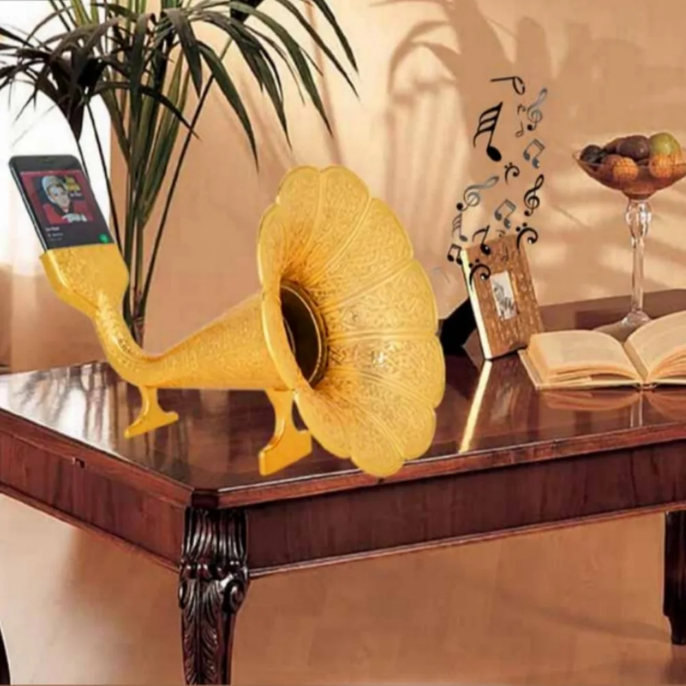 Ностальгическая граммофонная звуковая система усилитель звука аксессуар замак