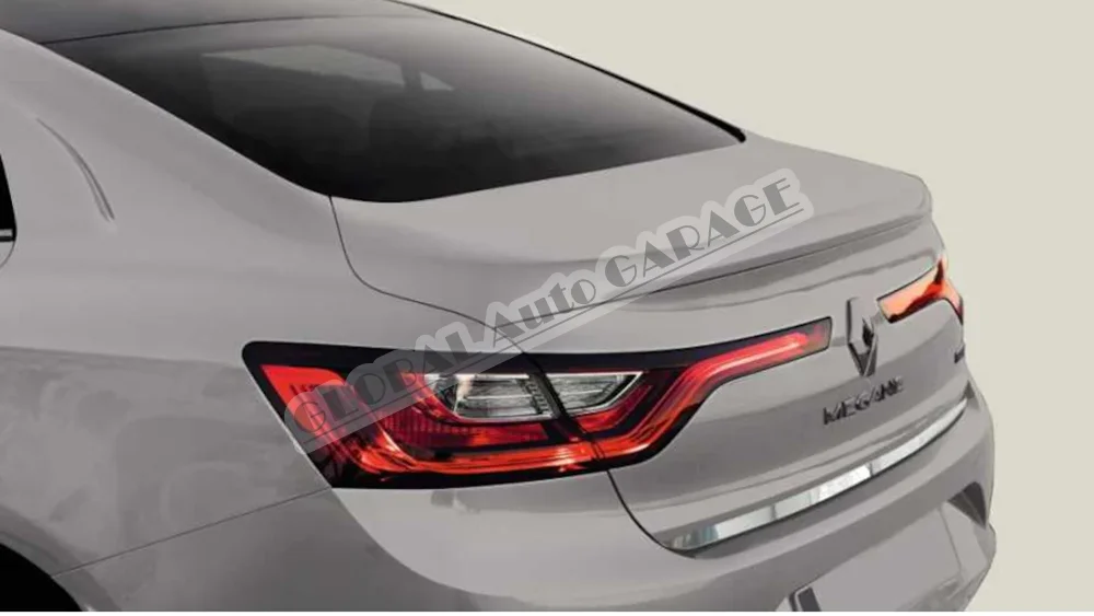 Для хэтчбека Renault Megane 4 Sedan 2016-2020 хромированная отделка багажника нижняя часть